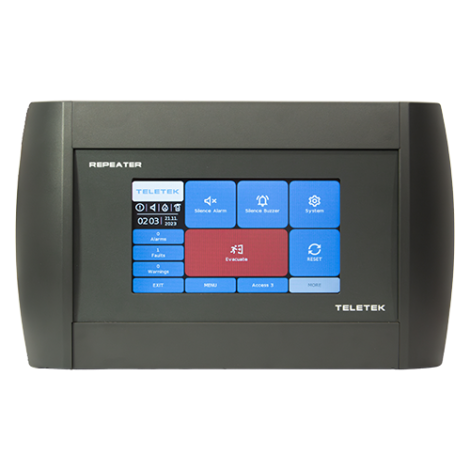 Repetor cu display TFT 7' touch screen pentru centrale IRIS/SIMPO - Teletek RepeaterTFTIRIS/SIMPO - imagine 2