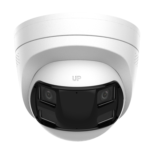 Camera IP Dual lens 6MP, 2 x lentila 2.8mm 180Â°, IR & WL 30m ColorVu, Audio+Stroboscop - HIKVISION DS-2CD1367G2HP-LIUF-SL-2.8mm