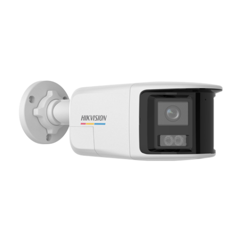 Camera IP Dual lens 6MP, 2 x lentila 2.8mm 180Â°, IR & WL 30m ColorVu, Audio+Stroboscop - HIKVISION DS-2CD1T67G2HP-LIUF-SL-2.8mm