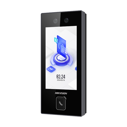 Terminal control acces recunoastere faciala, 4.5 inch touch screen, M1, WiFi, PoE - HIKVISION DS-K1T344MBWX-E1