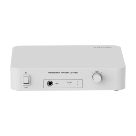 Audio decodor IP, 6W, Mic, Alarma - HIKVISION DS-QAE1DG1