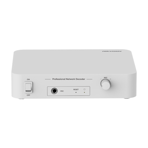 Audio decodor IP, 6W, Mic, Alarma - HIKVISION DS-QAE1DG1