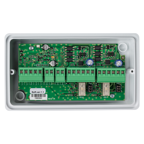 Modul de comanda adresabil, izolator inclus  - 2 intrari, 2 iesiri - TELETEK SensoIRIS-MIO22M - imagine 2