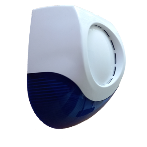 Sirena piezo de interior, 102 db, cu flash LED albastru  - Teletek SR50 - imagine 2