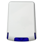 Sirena piezo de exterior, LED albastru, 85/105 db, baterie integrata de 9V, certificata GRADE 2, Clasa IV - Teletek SR300BBM