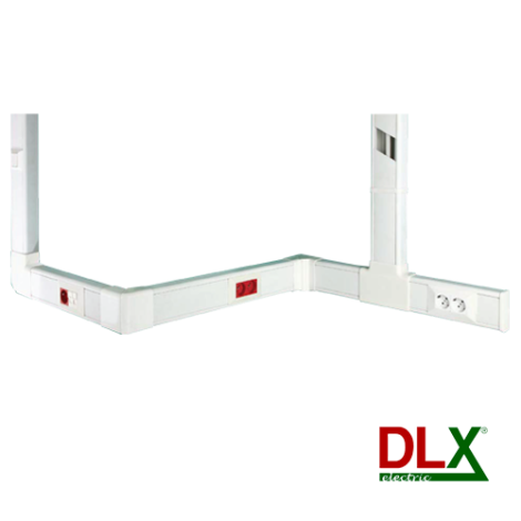 Canal cablu 102x50 mm cu capac, 2m - DLX DLX-102-50 - imagine 3