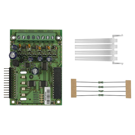 Modul de extensie cu 4 iesiri pentru sirene, compatibil cu MAG8Plus - TELETEK MS4