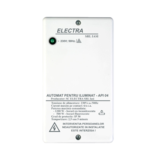 Automat pentru iluminat holurile sau scarile de bloc - ELECTRA API.11A