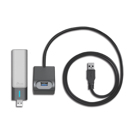 Adaptor USB 3.0, Wi-Fi 6, AX3000 Dual-Band, 2 x Antene High-Gain - TP-Link ArcherTX50UH - imagine 2