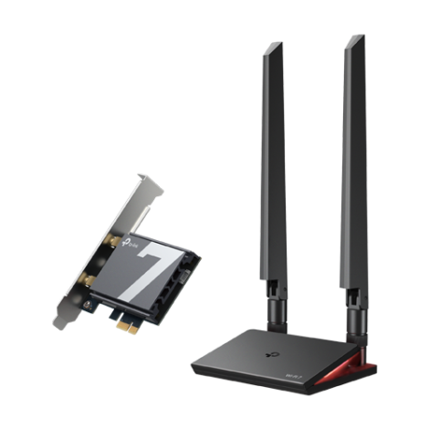 Adaptor PCI-E Bluetooth 5.4, Wi-Fi 7, BE9300 Tri-Band, 2 x Antene High-Performance - TP-Link ArcherTBE550E