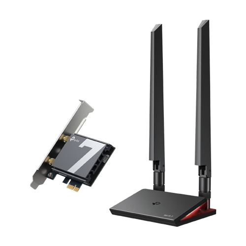 Adaptor PCI-E Bluetooth 5.4, Wi-Fi 7, BE9300 Tri-Band, 2 x Antene High-Performance - TP-Link ArcherTBE550E