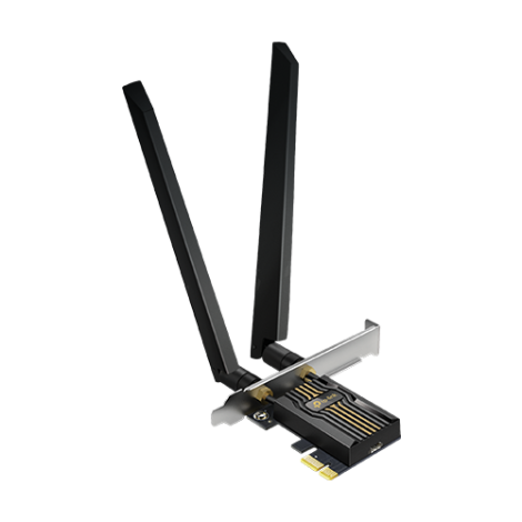 Adaptor PCI-E Bluetooth 5.4, Wi-Fi 7, BE6500 Tri-Band, 2 x Antene High-Performance - TP-Link ArcherTBE400E