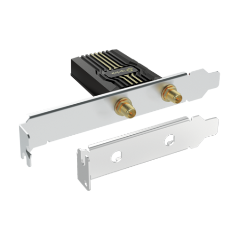 Adaptor PCI-E Bluetooth 5.4, Wi-Fi 7, BE6500 Tri-Band, 2 x Antene High-Performance - TP-Link ArcherTBE400E - imagine 2