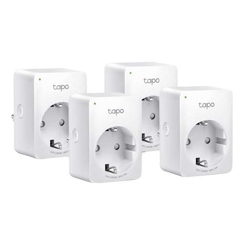 Pachet 4 prize smart, Wi-Fi, 10A, control vocal - TP-Link Tapo TapoP100(4-pack)