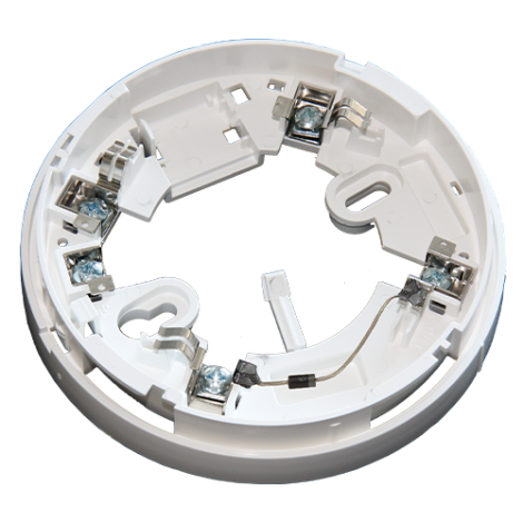 Soclu standard 24V cu dioda Schottky si curent de stare de alarma crescut (50mA) pentru detectoarele SensoMAG SensoMAG-B24RD