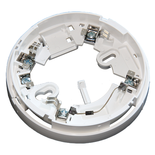 Soclu standard 24V cu dioda Schottky si curent de stare de alarma crescut (50mA) pentru detectoarele SensoMAG SensoMAG-B24RD