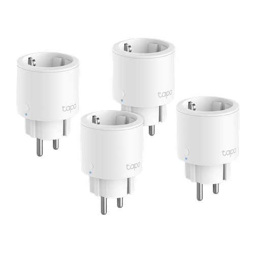 Pachet 4 prize smart, 16A, 3680W, Wi-Fi, control vocal, monitorizare consum - TP-Link Tapo TapoP115(4-pack)
