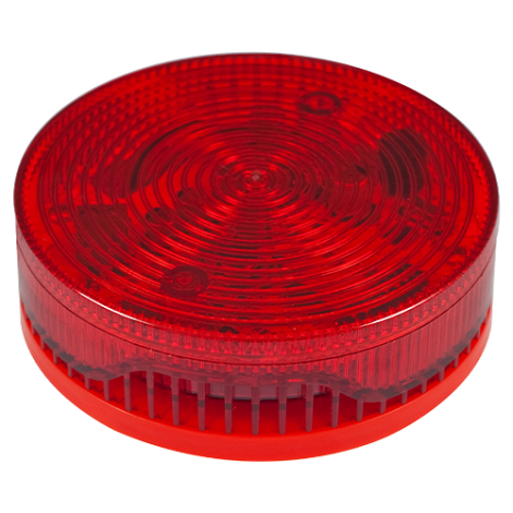 Sirena conventionala de interior rosie cu flash, 92/100 db, 2 tonuri evacuare/alarma - TELETEK SF100RSST - imagine 2