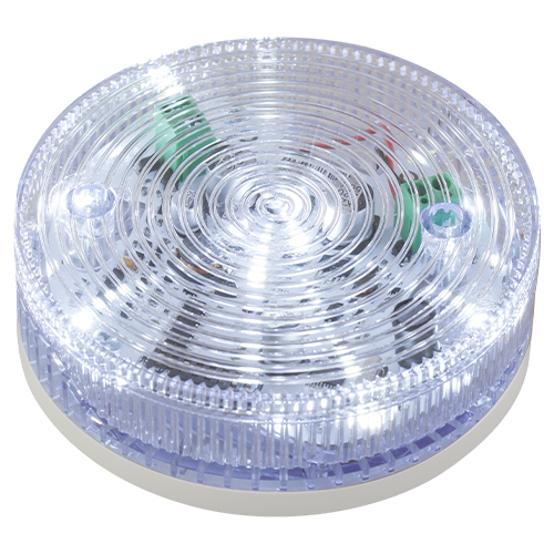 Sirena conventionala de interior alba cu flash, 92/100 db, 2 tonuri evacuare/alarma - TELETEK SF100WSST