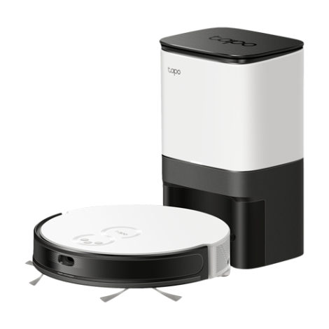 Aspirator robot RV20 Mop Plus, Spalare umeda, Golire automata, 2700Pa, MagSlim & Gyro - TP-Link Tapo TapoRV20MopPlus