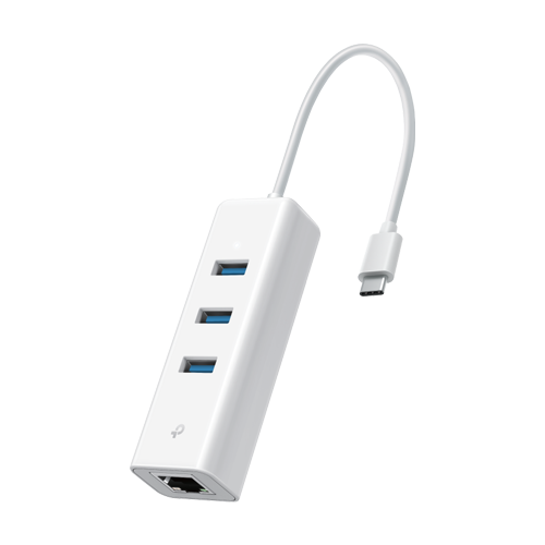 Adaptor USB Type-C la RJ45 Gigabit, 3 x USB 3.0 - TP-Link UE330C