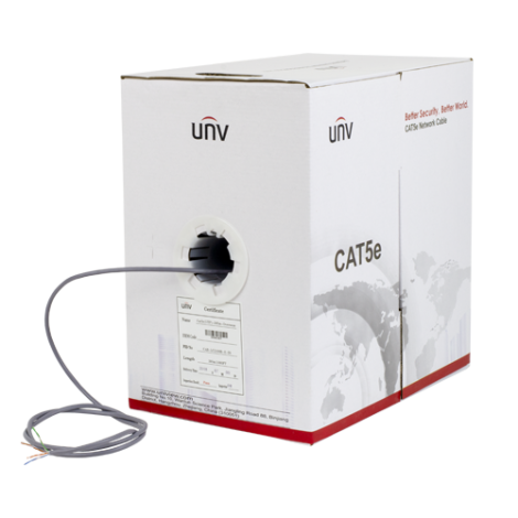 Cablu UTP cat.5e, OFC, 0.50 mm cupru - UNV CAB-LC2100B-IN