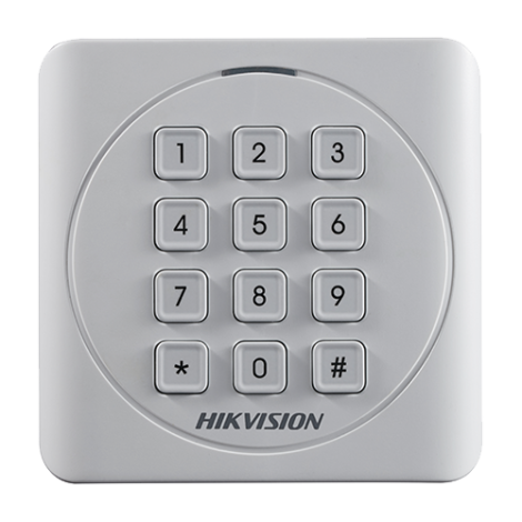 Cititor de proximitate RFID EM125Khz cu tastatura integrata - HIKVISION DS-K1801EK - imagine 2