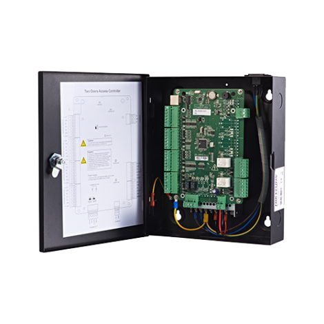 Centrala de control acces pentru 2 usi bidirectionala, conexiune TCP/IP - HIKVISION DS-K2802 - imagine 2