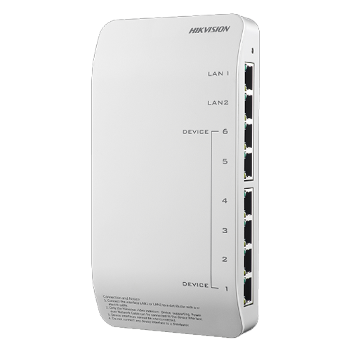 Distribuitor Video/Audio pentru 6 posturi - HIKVISION DS-KAD606-P