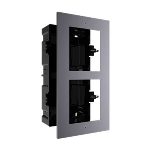 Rama montaj ingropat, 2 module, pentru Interfon modular - HIKVISION DS-KD-ACF2
