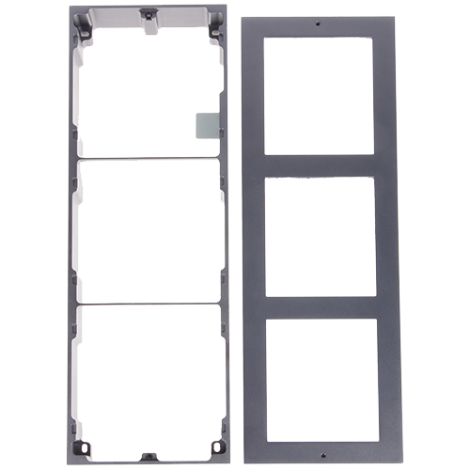 Rama montaj aparent, 3 module, pentru Interfon modular - HIKVISION DS-KD-ACW3 - imagine 2