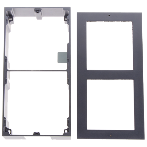 Rama montaj aparent, 2 module, pentru Interfon modular - HIKVISION DS-KD-ACW2 - imagine 2