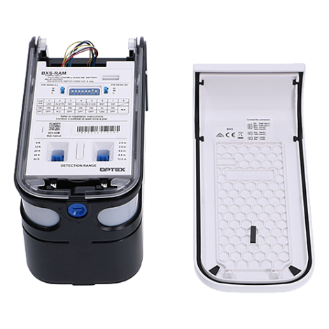 Detector de miscare PIR exterior, quad narrow cu anti-masking, baterii - OPTEX BXS-RAM - imagine 2