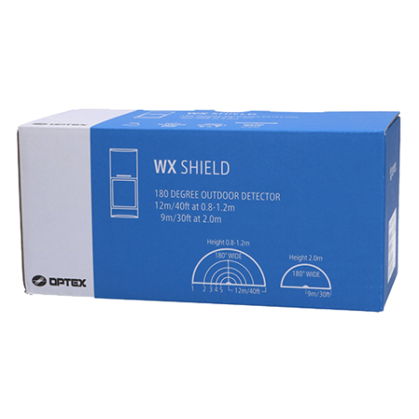 Detector de miscare PIR+MW exterior, 12-19m, 180Â°, quad cu anti-masking, baterii - OPTEX WXS-RDAM-X5 - imagine 3
