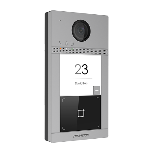 Panou exterior videointerfon TCP/IP pentru 1 familie, Wi-Fi 2.4GHz, control acces integrat - HIKVISION DS-KV8113-WME1