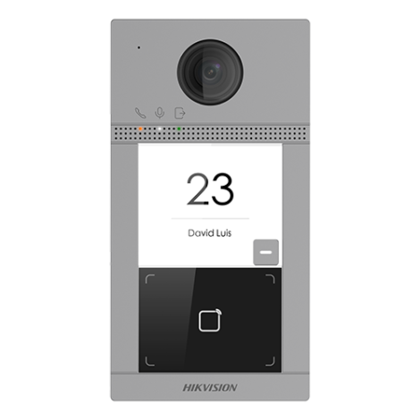 Panou exterior videointerfon TCP/IP pentru 1 familie, Wi-Fi 2.4GHz, control acces integrat - HIKVISION DS-KV8113-WME1 - imagine 2