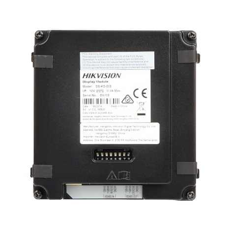 Modul afisaj LCD TFT pentru Interfon modular - HIKVISION DS-KD-DIS - imagine 3