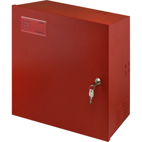 Sursa de alimentare EN 54-4, 27.6V/3.2A, cutie metalica cu loc acumulatori 2x40Ah/12V - PULSAR EN54C-5A40 - imagine 2