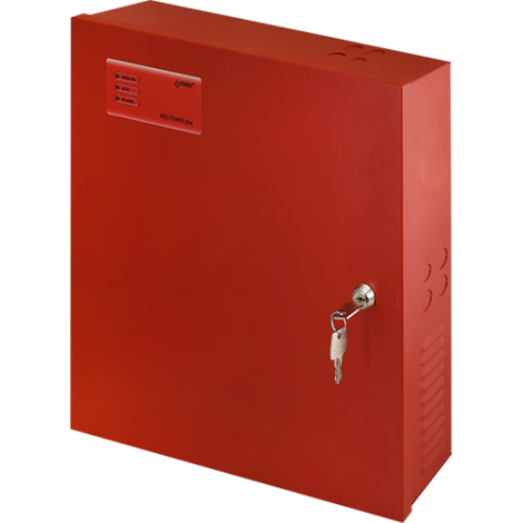 Sursa de alimentare EN 54-4, 27.6V/9.2A, cutie metalica cu loc acumulatori 2x17Ah/12V - PULSAR EN54C-10A17 - imagine 2