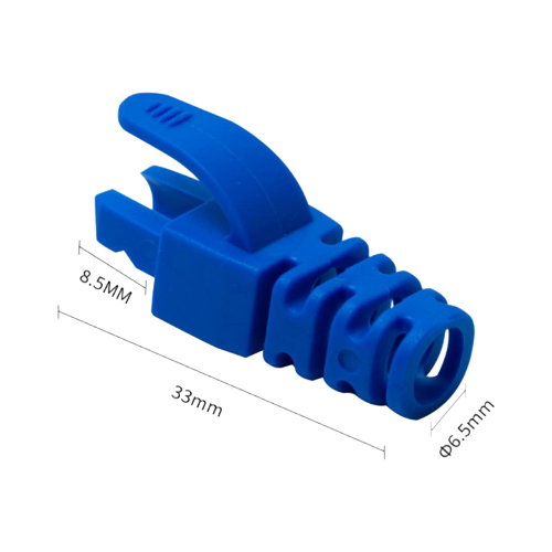 Manson protectie mufa RJ45, albastru (100buc) RJ45-CAP-BL