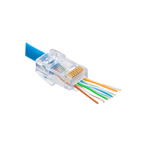 Mufa RJ-45 UTP Cat.6 EZ Passthrough (100 buc) RJ45-CAT6-EZ