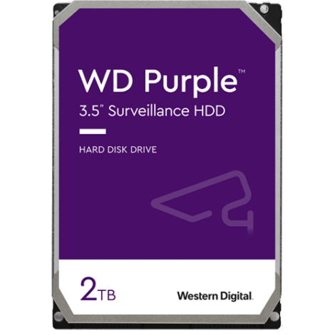 Hard disk 2TB - Western Digital PURPLE WD20PURX