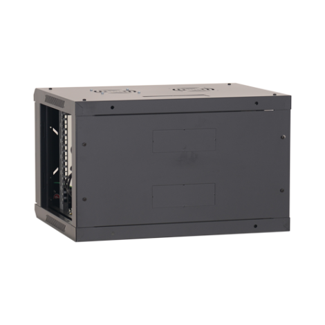 Rack perete 6U 19' 600x450, capacitate incarcare 80 Kg, negru - ASYTECH Networking ASY-6U-6045W - imagine 3