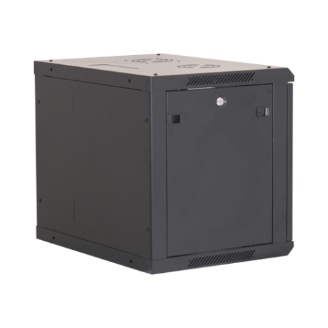Rack perete 12U 19' 600x450, capacitate incarcare 80 Kg, negru - ASYTECH Networking ASY-12U-6045W - imagine 3