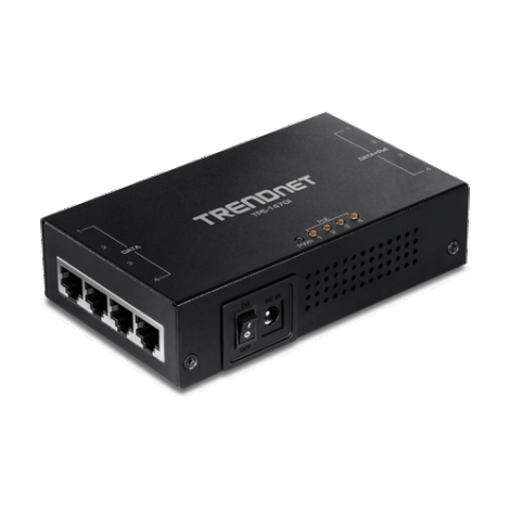 Injector Gigabit 4 x PoE+, putere 65W - TRENDnet TPE-147GI
