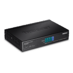 Switch 4 Gigabit PoE+ 31W, 1 port uplink Gigabit- TRENDnet TPE-TG50ES