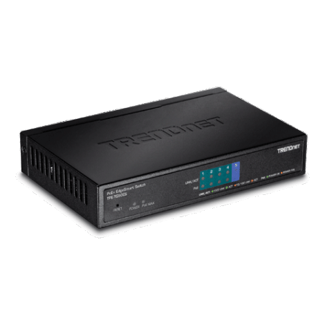 Switch 4 Gigabit PoE+ 31W, 1 port uplink Gigabit- TRENDnet TPE-TG50ES