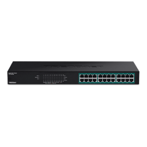 Switch 24 porturi Gigabit PoE+ 370W - TRENDnet TPE-TG240G - imagine 2