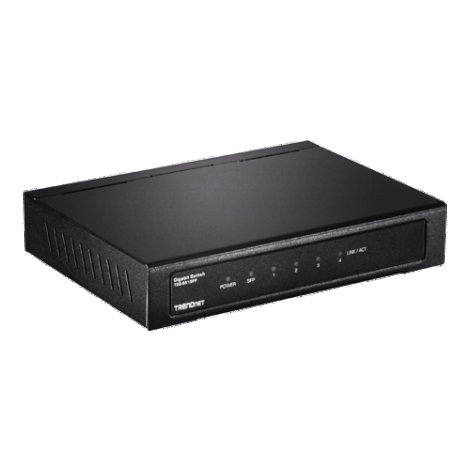 Switch 4 porturi Gigabit , 1 slot SFP - TRENDnet TEG-S51SFP