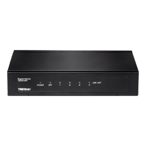 Switch 4 porturi Gigabit , 1 slot SFP - TRENDnet TEG-S51SFP - imagine 2